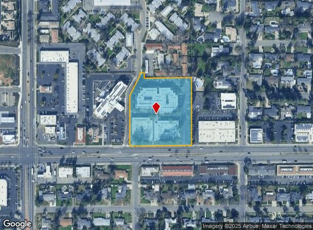  1680 W Shaw Ave, Fresno, CA Parcel Map