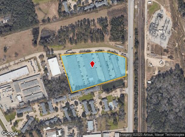 1300 S Frazier St, Conroe, TX Parcel Map