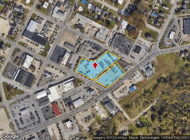 1601 13Th St, Parkersburg, WV Parcel Map