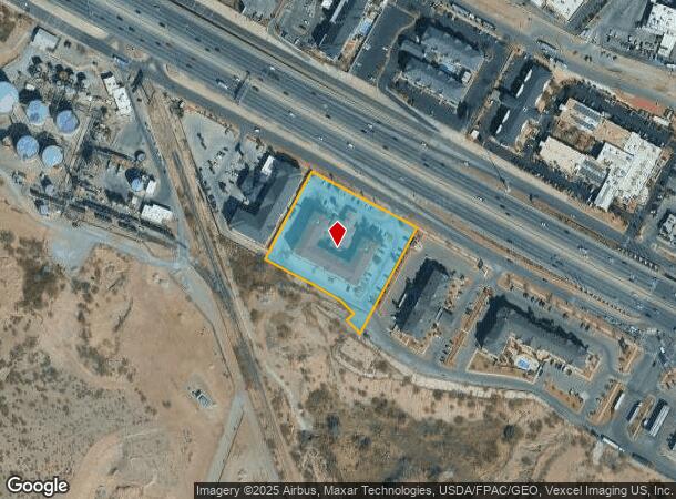 6656 Gateway Blvd E, El Paso, TX Parcel Map