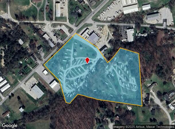  781 Paint Lick Rd, Berea, KY Parcel Map