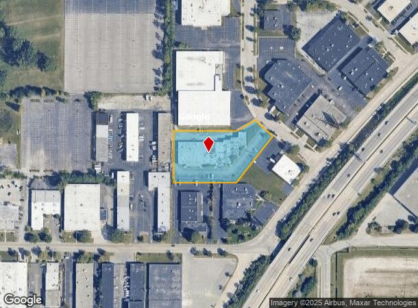 1225 Carnegie St, Rolling Meadows, IL Parcel Map