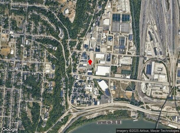  836 Depot St, Cincinnati, OH Parcel Map