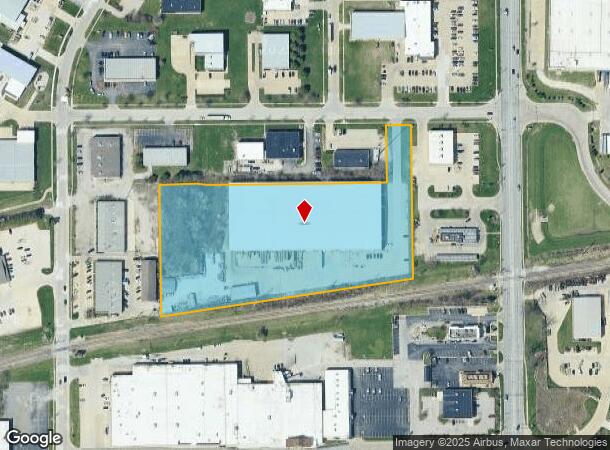 1809 W Springer Dr, Champaign, IL Parcel Map
