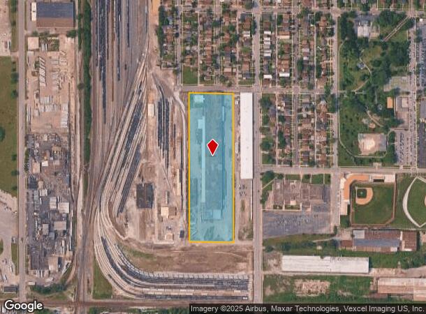 1207 E 143Rd St, East Chicago, IN Parcel Map