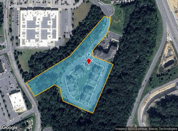  3807 Monument Cir, Abingdon, MD Parcel Map