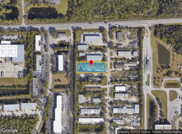  812 Washburn Rd, Melbourne, FL Parcel Map