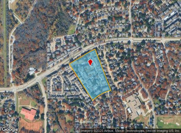 500 Tish Cir, Arlington, TX Parcel Map
