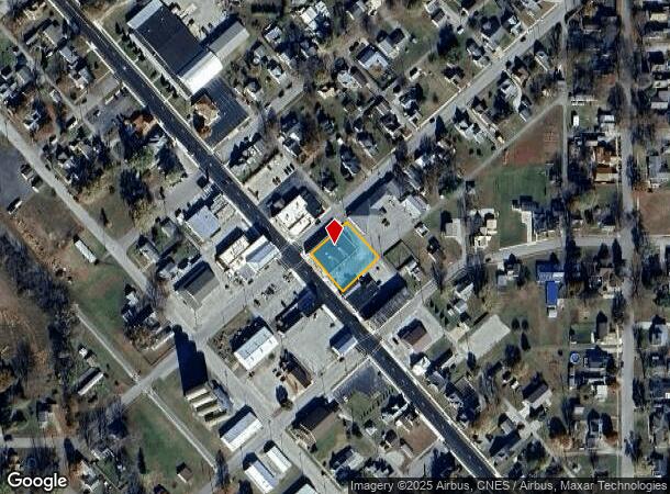 101 S Chicago St, Royal Center, IN Parcel Map