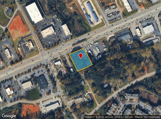  1457 W Wade Hampton Blvd, Greer, SC Parcel Map