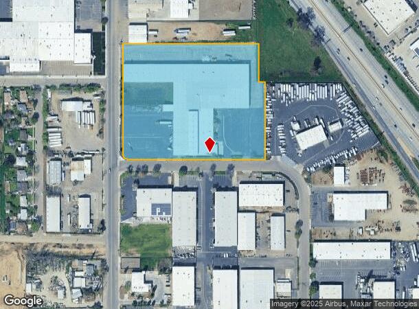 2651 E Byrd Ave, Fresno, CA Parcel Map
