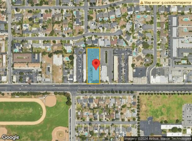  721 W Whittier Blvd, La Habra, CA Parcel Map