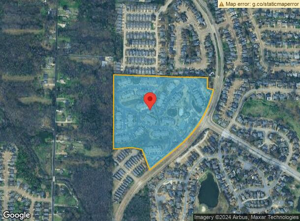  1385 Appling Rd, Cordova, TN Parcel Map