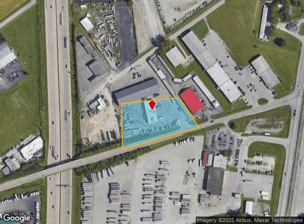  1719 Progress Way, Clarksville, IN Parcel Map