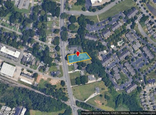  811 Eastway Dr, Charlotte, NC Parcel Map