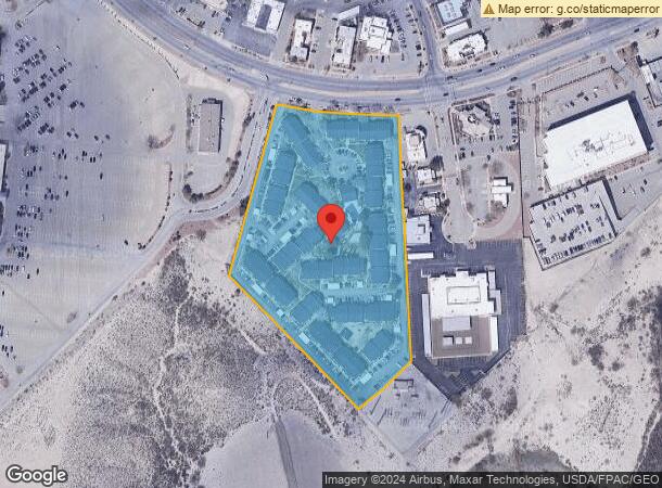  734 S Mesa Hills Dr, El Paso, TX Parcel Map