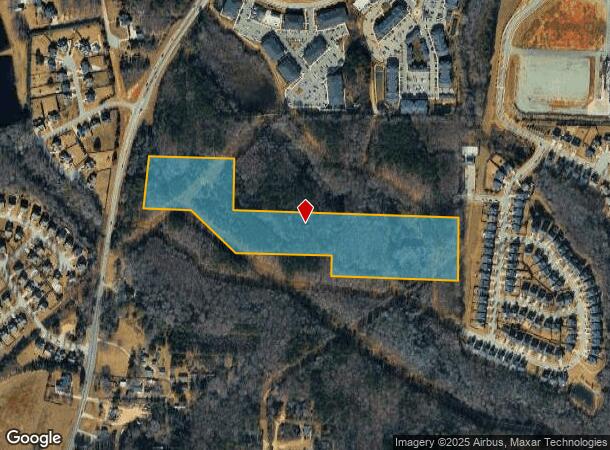 829 Piney Grove Wilbon Rd, Holly Springs, NC Parcel Map