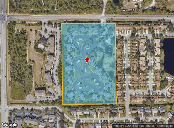  2966 Park Village Way, Melbourne, FL Parcel Map