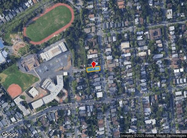  1320 Josephine St, Berkeley, CA Parcel Map