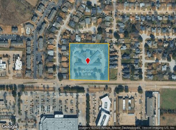 401 W Arbrook Blvd, Arlington, TX Parcel Map