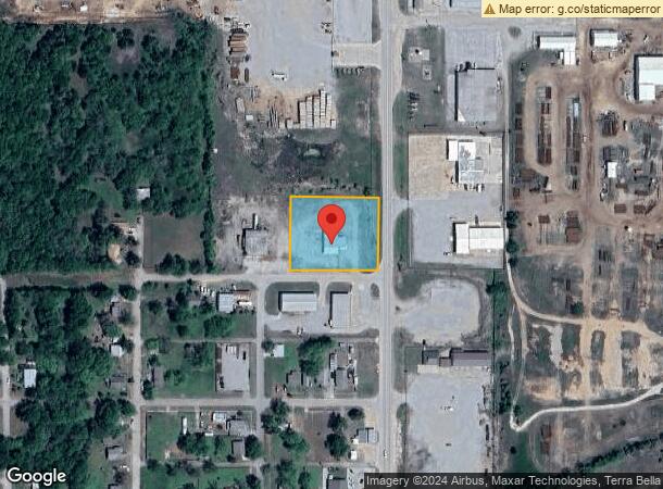  1001 N Little Ave, Cushing, OK Parcel Map