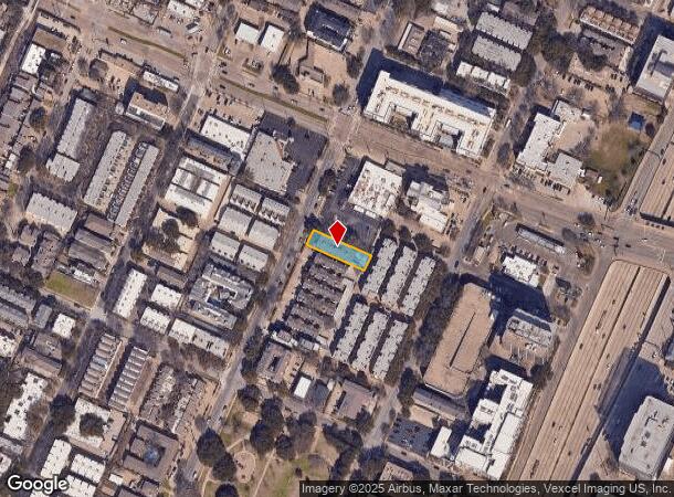  4136 Cole Ave, Dallas, TX Parcel Map