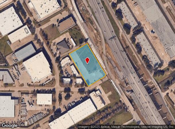  1201 N Interstate 35E, Carrollton, TX Parcel Map