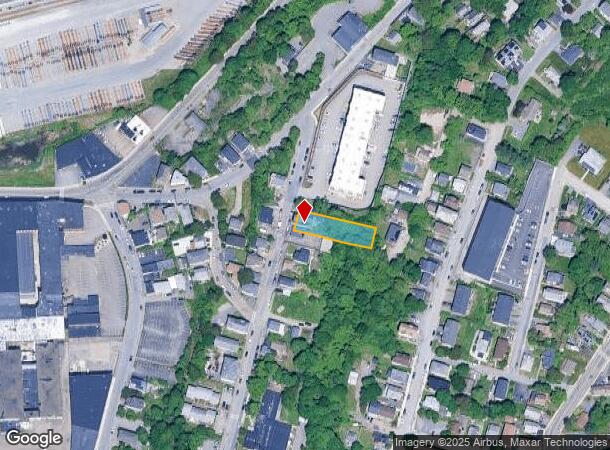  72 Wall St, Worcester, MA Parcel Map