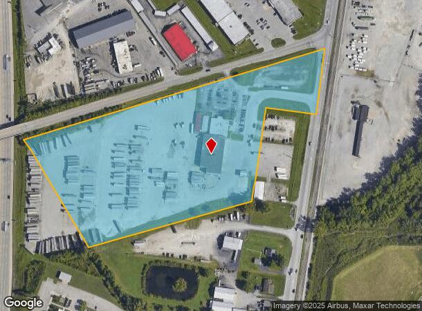  1800 Progress Way, Clarksville, IN Parcel Map
