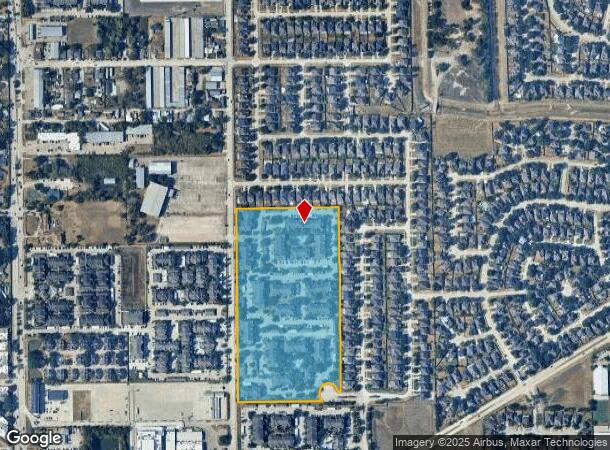 1000 Farrah Ln, Stafford, TX Parcel Map