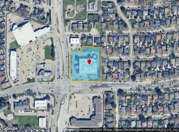  6800 Main St, The Colony, TX Parcel Map