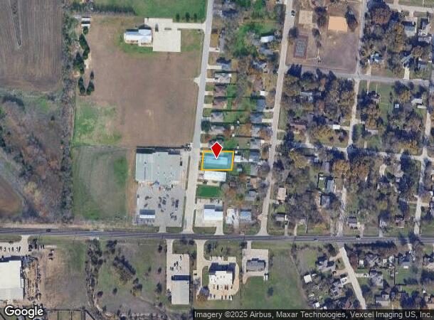  112 Leuty St, Justin, TX Parcel Map