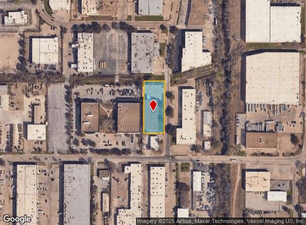 2750 Electronic Ln, Dallas, TX Parcel Map