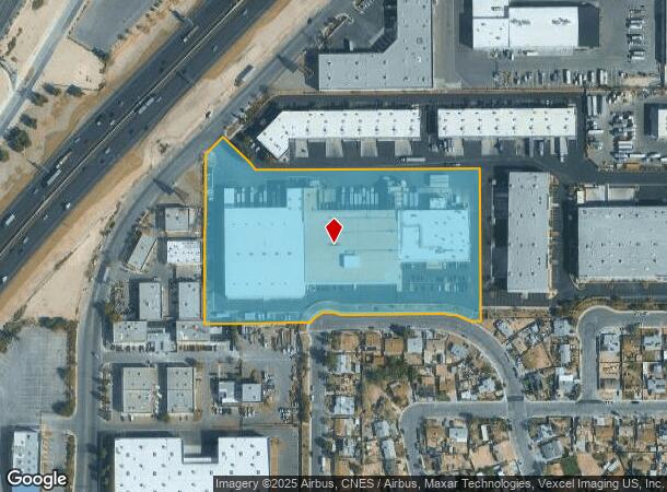 3840 Civic Center Dr, North Las Vegas, NV Parcel Map