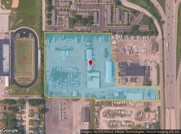  7018 Cline Ave, Hammond, IN Parcel Map