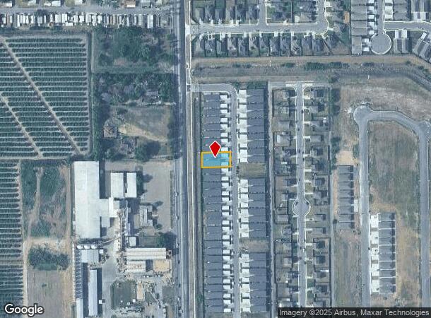 1602 Playa Dr, Weslaco, TX Parcel Map