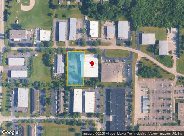  727 Tek Dr, Crystal Lake, IL Parcel Map