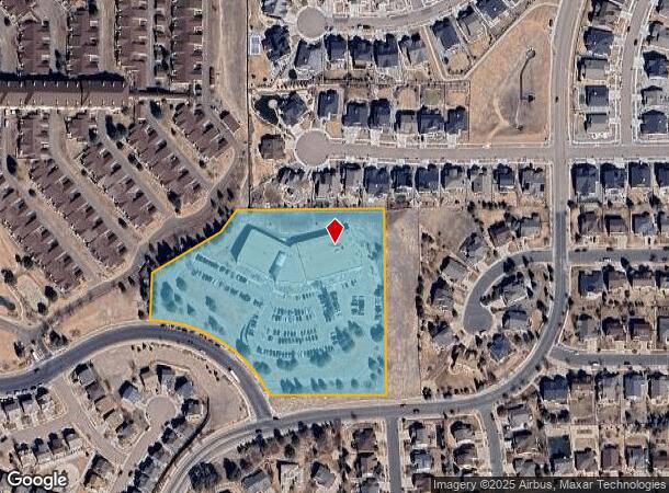 1850 Cypress Semi Dr, Colorado Springs, CO Parcel Map