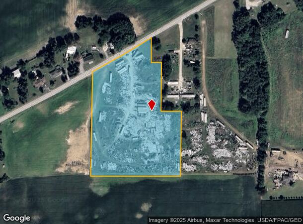 7433 State Route 101 E, Clyde, OH Parcel Map