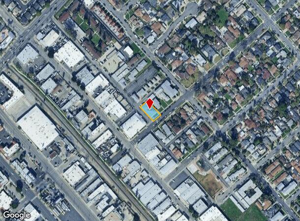  121 Orange Grove Ave, San Fernando, CA Parcel Map