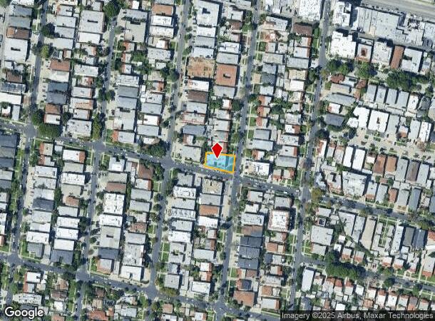  8635 Cashio St, Los Angeles, CA Parcel Map