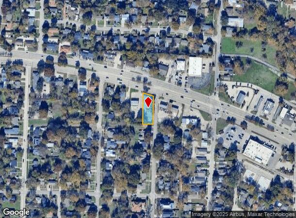  1001 W University Dr, Mckinney, TX Parcel Map