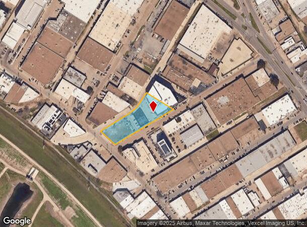  135 Glass St, Dallas, TX Parcel Map