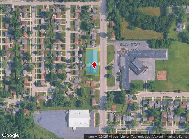 1400 N Broad St, Griffith, IN Parcel Map