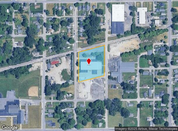 2001 Reverend J T Menifee St, Anderson, IN Parcel Map