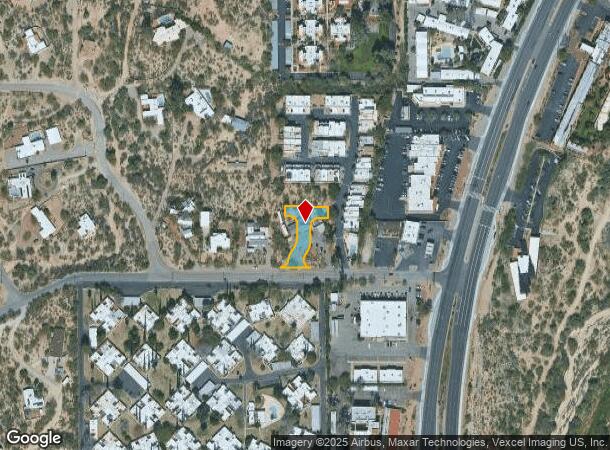  616 W Las Lomitas Rd, Tucson, AZ Parcel Map