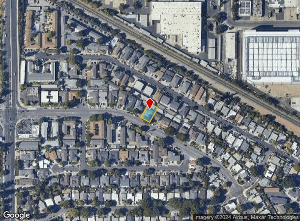  2129 Monroe St, Santa Clara, CA Parcel Map