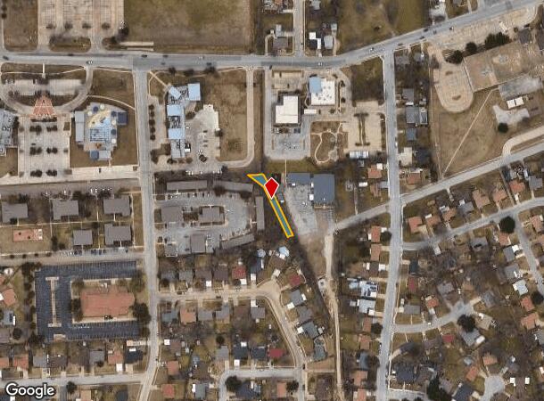  500 Ridgecrest Dr, Hurst, TX Parcel Map