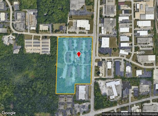  2505 S Calhoun Rd, New Berlin, WI Parcel Map