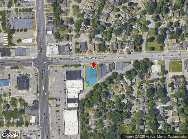  855 W Huron St, Pontiac, MI Parcel Map